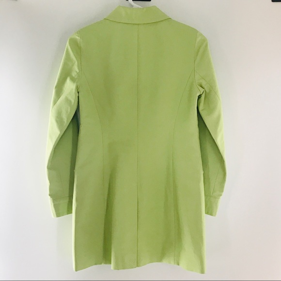 Ann Taylor Loft Retro Lime Button Peacoat - Picture 8 of 8